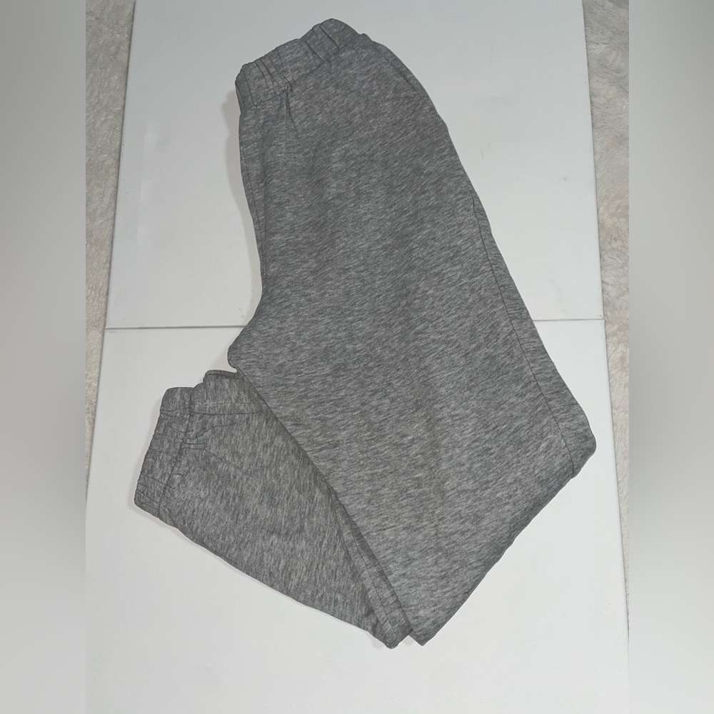 Gray sweatpants